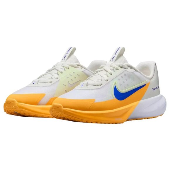 Nike Sonic Fly Big Kids Yellow Blue White Running Jogging Shoes Size 5.5Y - Picture 4 of 8